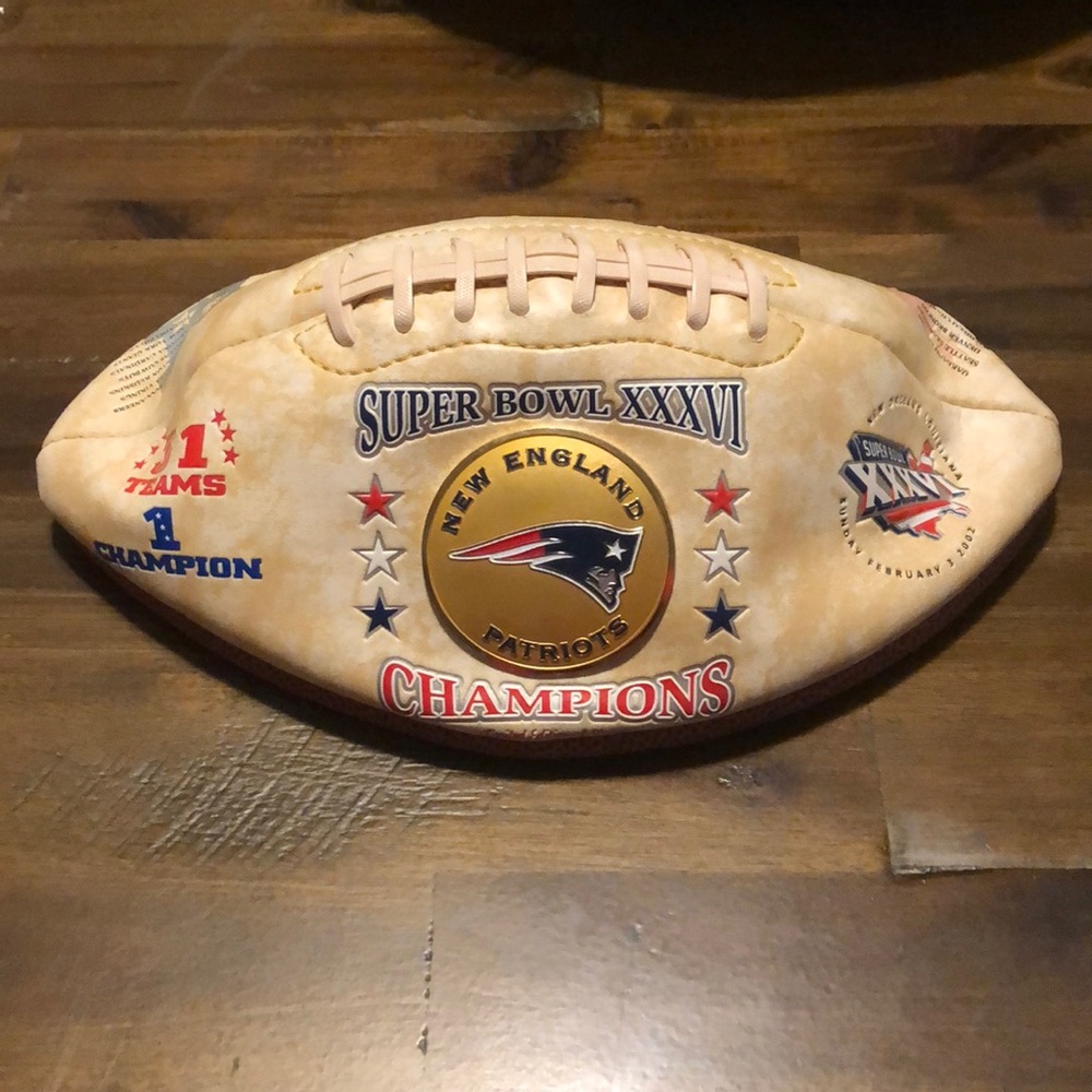 Limited edition Super Bowl Patriots football